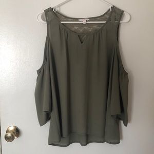 Candies Cold Shoulder blouse